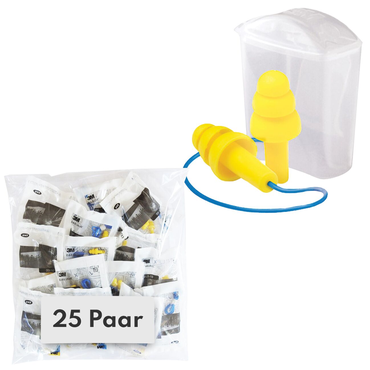UF 25 Ohrstöpsel 3M EAR Ultrafit + etui