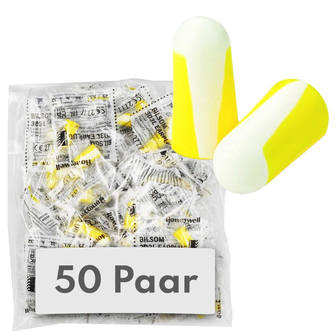 303L50N Ohrstöpsel gelb