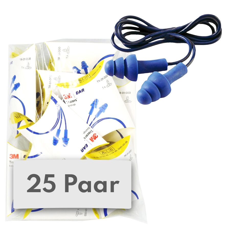 Tracers25 Detektierbare Ohrstöpsel