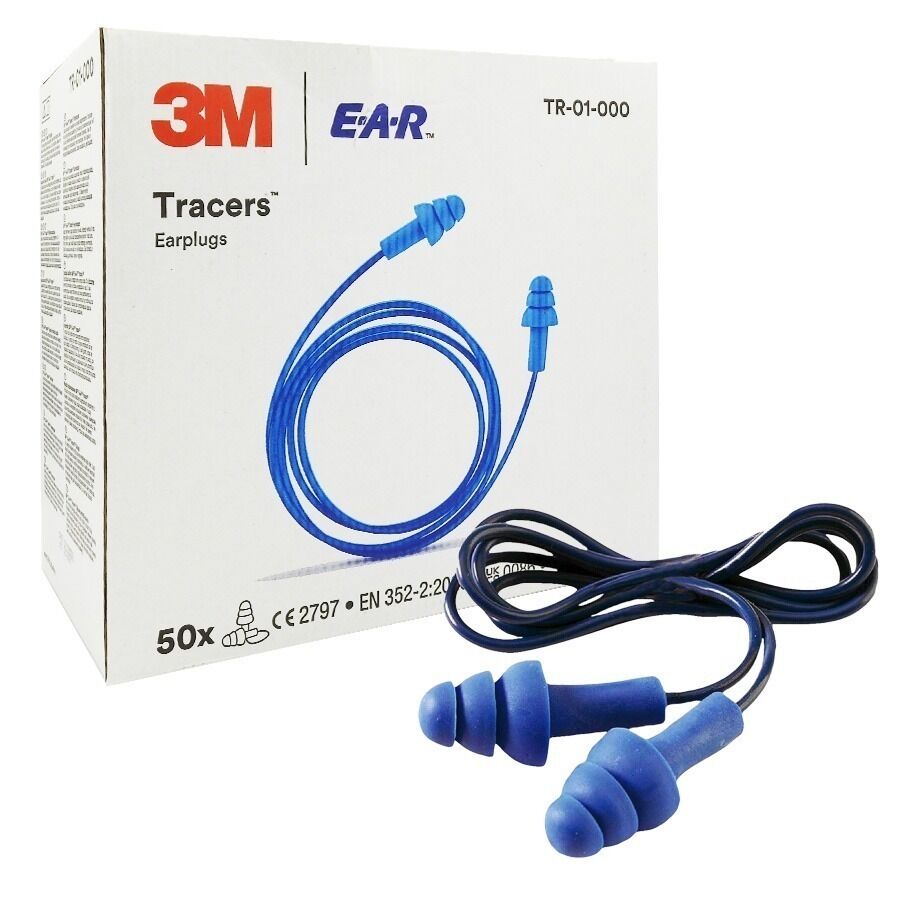 Tracers50 Ohrstöpsel 3M EAR TRACERS mit Kordel (TR-01-000)