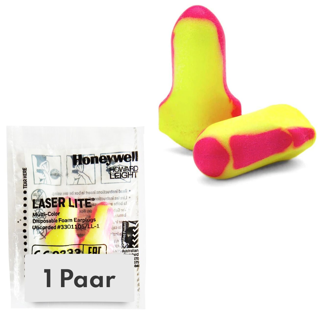 LL 1 para Ohrstöpsel für rave