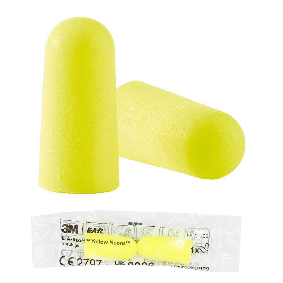 Soft 1 Ohrstöpsel neongelb