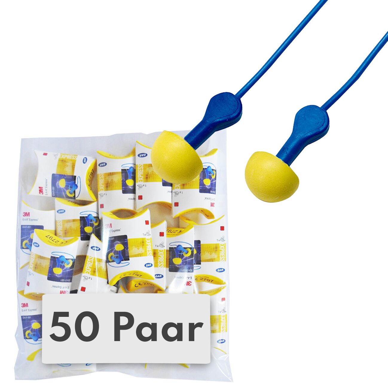 EAR E 50 Ohrstöpsel mit Kordel 3M EAR Express